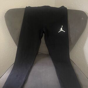 Jordan Kids Black Leggings with Iconic Logo